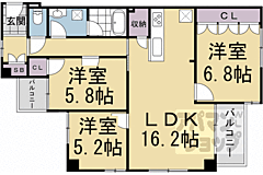 物件の間取り