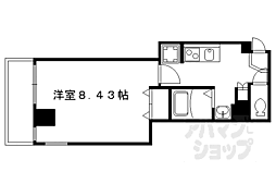 木屋町ビル 1Kの間取図画像