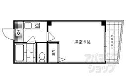 ペンタグラム壱番館 1Kの間取図画像