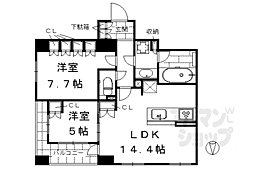 クレヴィア京都烏丸五条 7階