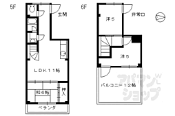 サンアートビル 3LDKの間取図画像