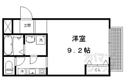 A.Y.M.三条 ワンルームの間取図画像