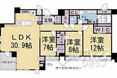 物件の間取り