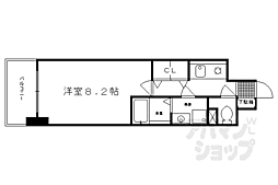 サムティ京都御池 1Kの間取図画像