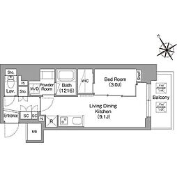 バウスフラッツ蔵前 9階/0904