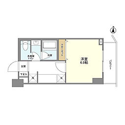 L・BASE押上North 1Kの間取図画像
