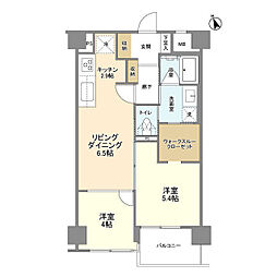 PATH仲六郷 2LDKの間取図画像