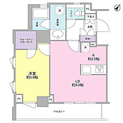 スタイリオ中延駅前 1LDKの間取図画像