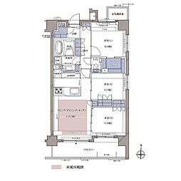 ディームス横濱青木町 3LDKの間取図画像