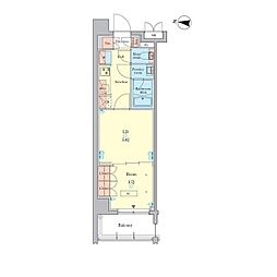 RJRプレシア千鳥 1LDKの間取図画像
