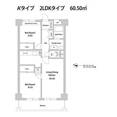 物件の間取り