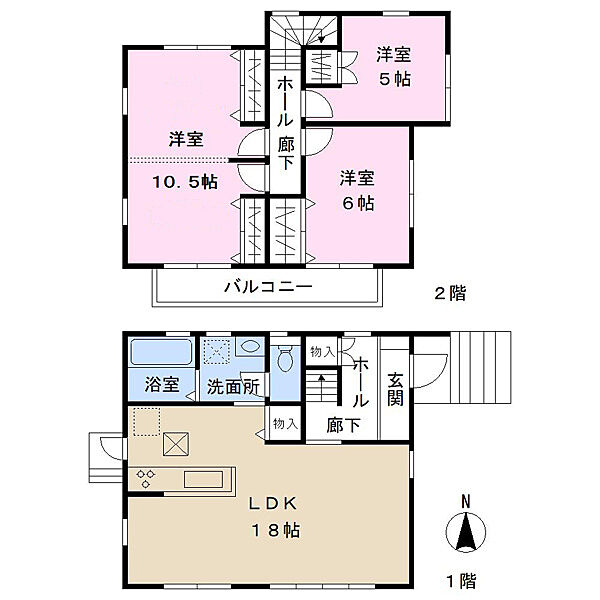 間取りを拡大表示