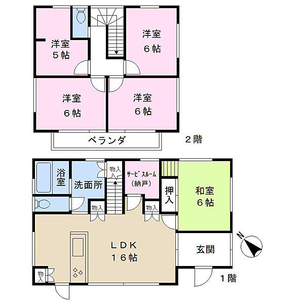 間取りを拡大表示