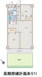 MAC立川一番町コート 2LDKの間取図画像