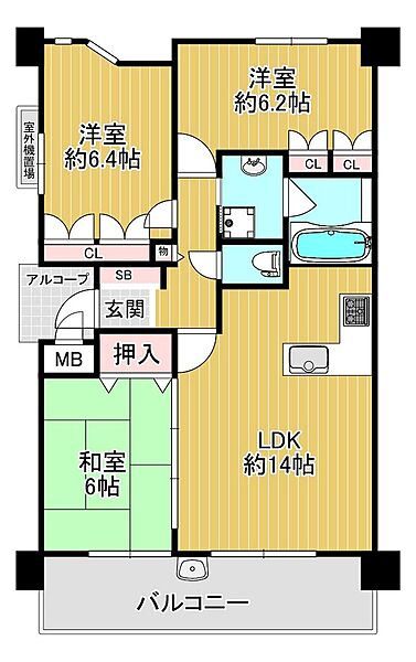 間取りを拡大表示