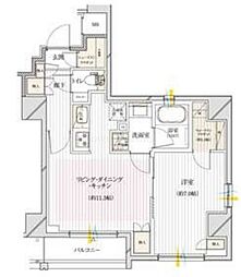 シティインデックス千代田秋葉原の間取図画像