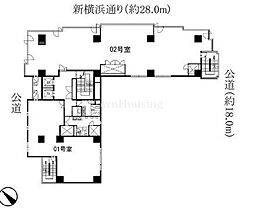 中央第6関内ビルの間取図画像