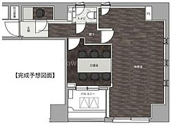 パークリュクス銀座8丁目monoの間取図画像