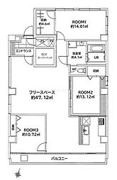 タクエー横浜西口第六ビルの間取図画像