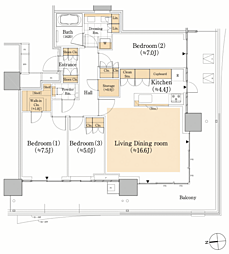 間取図画像 3LDK