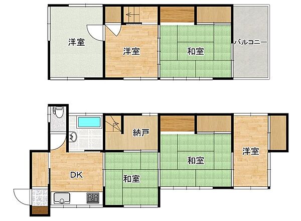 間取りを拡大表示