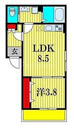 間取図画像 1LDK