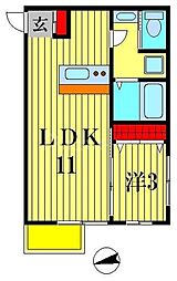 間取図画像 1LDK