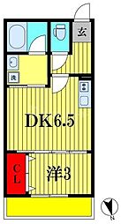 間取図画像 1DK