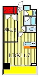 ラグゼナ流山おおたかの森 1LDKの間取図画像