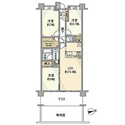 クレストフォルム綱島ガーデンコート 1階