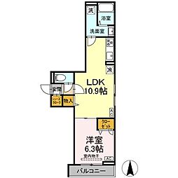 間取図画像 1LDK