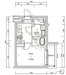 スカイコートソレア新丸子 1階