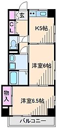 間取図画像 2DK