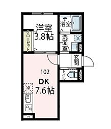 ヴィラシリウス 1階/102