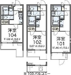 物件の間取り