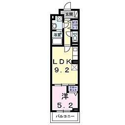 ウィンコーブ 1LDKの間取図画像