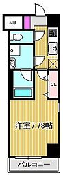 Rebinado・Piso 1Kの間取図画像