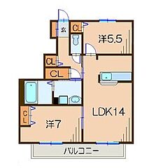 物件の間取り