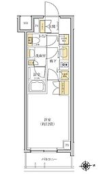 グレーシアフィット羽沢横浜国大 1Kの間取図画像