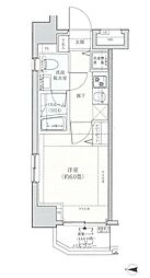 ロアール武蔵新城 1Kの間取図画像