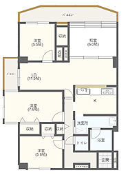 間取図画像 4LDK