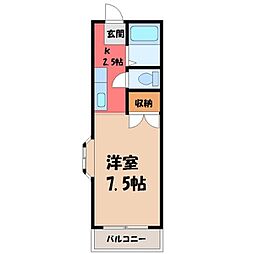 🉐敷金礼金0円！🉐東北本線 宇都宮駅 バス12分 平松西下車 徒...