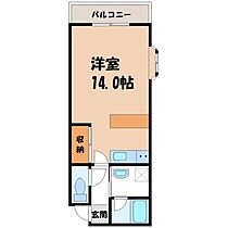 イッツ　フォーチュン  ｜ 栃木県宇都宮市操町（賃貸マンション1R・2階・30.10㎡） その2