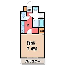 ルミライズ一条  ｜ 栃木県宇都宮市一条2丁目（賃貸アパート1K・3階・25.20㎡） その2