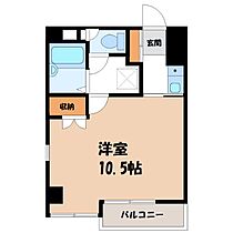 Ohdohri Heights  ｜ 栃木県宇都宮市大通り1丁目（賃貸マンション1K・6階・26.06㎡） その2