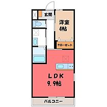 ア・ディーゴ  ｜ 栃木県下野市小金井（賃貸アパート1LDK・2階・36.00㎡） その2