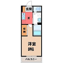 間取図画像 1K