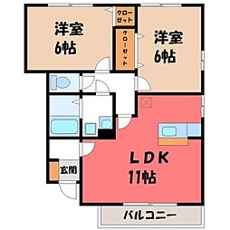 グリーン・リーフ熊倉 E 1階