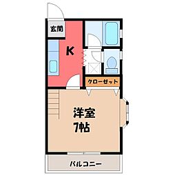 JR東北本線 宇都宮駅 徒歩28分 2階/-