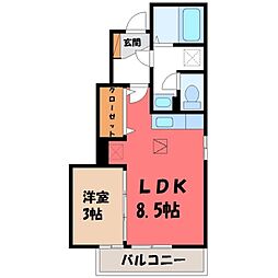 イーストヒルズ 八番館 1階/-